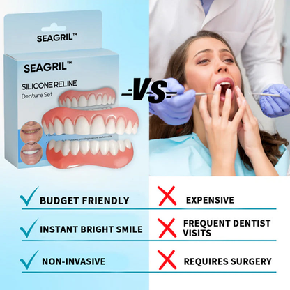 ✨SEAGRIL™ Silicone Reline Denture Set🦷