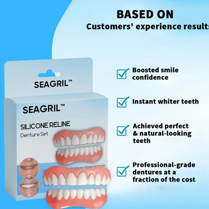 ✨SEAGRIL™ Silicone Reline Denture Set🦷