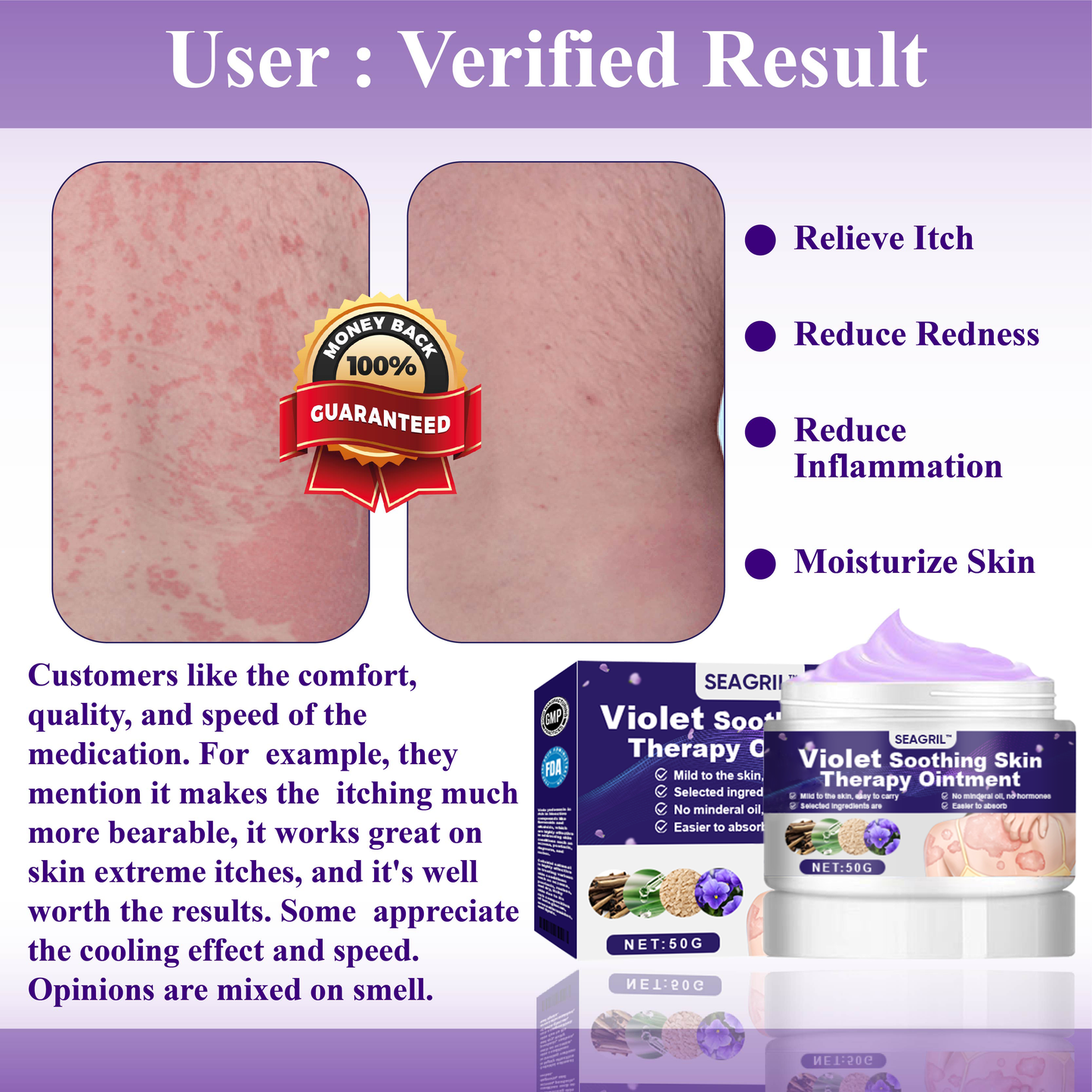 SEAGRIL™ Violet Soothing Skin Therapy Ointment