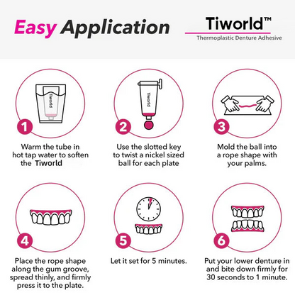 ✨[Official Brand Store] Tiworld™Thermoplastic Denture Adhesive (✨BUY 3 GET 2 FREE🎁)