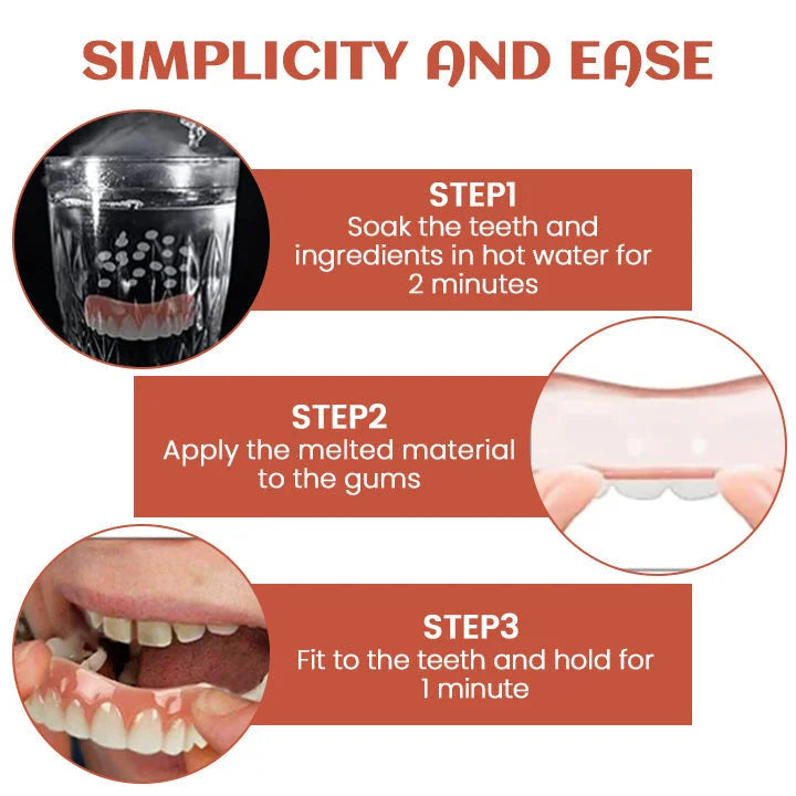 😁SEAGRIL™ Denture Silicone Reline Kit🦷(🎁Buy More Save More🌟)