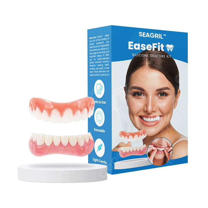 😁SEAGRIL™ New EaseFit Silicone Denture Kit(🎁Buy More Save More🌟)